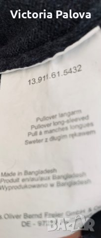 Плътно поло S.OLIVER унисекс памук, снимка 6 - Пуловери - 39652031