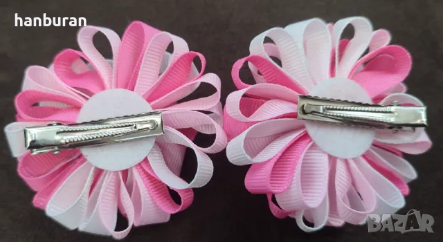 Панделки за коса три цвята, снимка 2 - Аксесоари за коса - 44098174