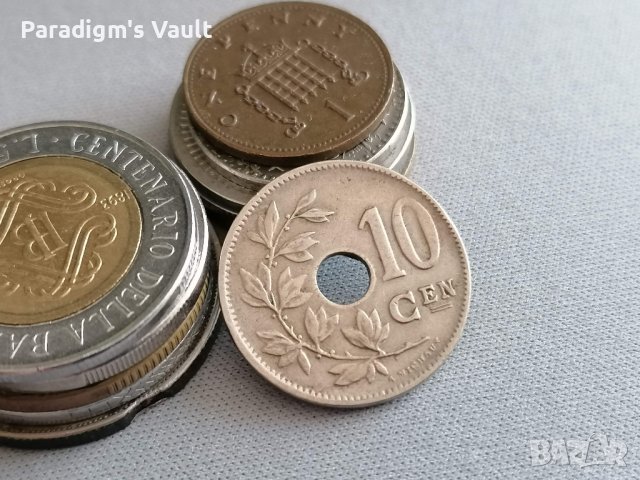 Монета - Белгия - 10 сентима | 1926г.