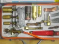 ИТАЛИАНСКИ ГАЗОВ КОМПЛЕКТ ГОРЕЛКИ И ПОЯЛНИК ПРОПАН-БУТАН ПОЧТИ НОВ ПЪЛЕН КОМПЛЕКТ CFH Made in ITALY, снимка 1