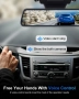 ThiEYE 4K Dash Carview 4 Mirror Dash Cam с камера за заден ход 10-инчов IPS сензорен екран...., снимка 2