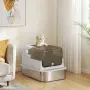 PawHut XXL кутия за котешка тоалетна от неръждаема стомана, снимка 5