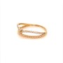 Златен дамски пръстен 1,41гр. размер:57 14кр. проба:585 модел:16488-5, снимка 2