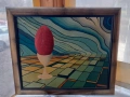 Картина импресия масло на платно рамка, снимка 1