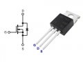 MOSFET транзистори IRF740 400V, 10A, 125W, 0R55, снимка 3