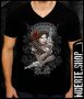 Черна тениска с щампа MEXICAN LOVE, снимка 1 - Тениски - 42691077