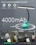Светлина за музикален стенд 57 LED Презареждаема пиано светлина с чанта – Черен, снимка 3