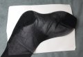 Dreamline 20 den луксозни немски черни чорапи за жартиери с ръб и пета, снимка 10