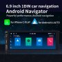 1-Din 6.86" 1280*480 универсална мултимедия с Android 12, RDS, 32GB ROM , RAM 2GB, снимка 2