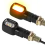 Гъвкави 12V мигачи за мотор с по 3 LED диода 2 броя, снимка 1