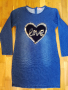 Детска дънкова рокля за момиче на 8-9 год. , снимка 1 - Детски рокли и поли - 36176359