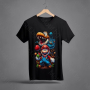 Тениска Motif с цветна щампа Super Mario 5 / Супер Марио 5
