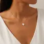 Златен комплект Van cleef бял седеф, снимка 8