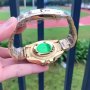 Mъжки часовник Rolex Submariner Gold Green с автоматичен механизъм, снимка 8