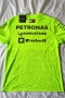 Mercedes AMG Petronas F1 тениска – оригинална, неон зелена, размер L (Slim Fit), снимка 2