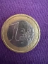 Монета от 1 евро Италия, снимка 2