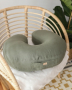 Babyly ленена възглавница за хранене – зелена, снимка 2