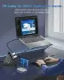 USB C хъб 4 порта JoyReken, USB C към USB хъб с удължен кабел 2 фута, адаптер тип C към USB , снимка 5