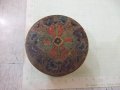 Кутийка кръгла стара дървена, снимка 2