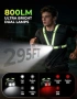 Нова LED жилетка за бягане 800lm, задна светлина, 360° отражатели елек, снимка 2