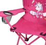 Детски сгъваем къмпинг стол Fuchsia Unicorn с калъф 33x31x48см, снимка 2