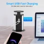 Hanstore Pop Up Socket Издърпващ се разклонител с 3 гнезда, 2 Type-C и 1 USB порт за зареждане, снимка 2
