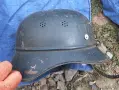 Немска каска от ВСВ., снимка 5