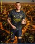 Екип + шапка+ калци mbappe Psg Black and Gold 2023 детски Екип Псж мбапе, снимка 10