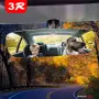 Панорамно вътрешно огледало 25 cm с клипс, снимка 3
