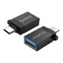 Orico Adapter OTG USB3.0 AF / Type-C (USB 3.0) Адаптер - CBT-UT01-BK, снимка 1 - USB кабели - 41289065