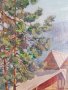 Йордан Филчев 1908 - 1968  Из родопите 1951г. Картина с маслени бои , снимка 6
