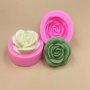 3D 5 см голяма роза силиконов молд форма фондан торта украса шоколад гипс сапун свещ, снимка 2