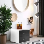 Нощно шкафче MIADOMODO 40x40x35 см 2 броя комплект, снимка 3