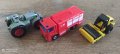 SIKU метални пожарна, трактор и валяк, снимка 1 - Коли, камиони, мотори, писти - 41566973