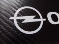 Черен карбон стикери за прагове с надпис и емблема Опел Opel кола автомобил джип ван , снимка 2