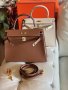 Чанта Кели*ЕРМЕС 25см*Hermes Kelly Mini*, снимка 12