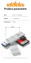 Кард рийдър 2 в 1 USB 3.0 високоскоростен Четец за карти Micro SD USB адаптер TF карта памет за PC , снимка 14