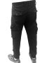 Мъжки карго панталон - черен