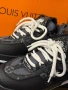 Louis Vuitton Дамски Черни Блестяши Маратонки👟Дамски Спортни Обувки Луис Витон, снимка 5