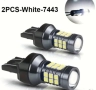 4 бр. LED крушка W21/5W, T20, 7443, 6000K, 12V , снимка 4