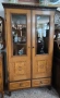 Антикварна витрина с интарзия, снимка 2