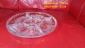Кристален поднос, ордьоври, ядки, мезета, снимка 2