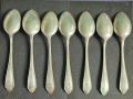Продавам комплект сребърни лъжички, снимка 2