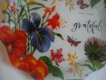 Нови Стъклени Цветни Чинии-2 бр-ф195/200мм-Декоративни-Lovery Garden Gratefue-AURORA, снимка 10