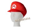 Плюшена шапка Супер Марио , снимка 1 - Шапки, шалове и ръкавици - 41856244