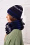 Дамски зимен комплект шапка и шал Zuzanna, 6цвята , снимка 14
