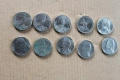 34 монети US QUARTER DOLLAR +10 монети FIVE CENTS, снимка 4