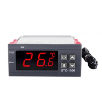 Цифров контролер за температура  с 1 сензор, термостат, терморегулатор 220V, снимка 4 - Друга електроника - 36464668