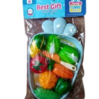 Детски комплект зеленчуци за рязане в табла, снимка 1 - Кукли - 41040980