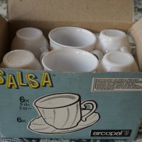 Сервиз за кафе ”SALSA” - 6 бр. чашки с чинийки, снимка 3 - Сервизи - 42624251